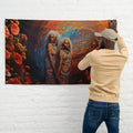 About my Brain Institute Wall Art Wawalag Sisters Flag Wall Art
