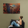 About my Brain Institute Wall Art Wawalag Sisters Flag Wall Art