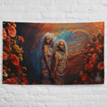 About my Brain Institute Wall Art Wawalag Sisters Flag Wall Art