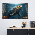 About my Brain Institute Wall Art Whale Spirit Animal Flag Wall Art