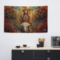 About my Brain Institute Wall Art White Buffalo Calf Woman Goddess Flag Wall Art