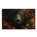 About my Brain Institute Wall Art Wolf Spirit Animal Flag Wall Art