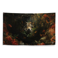About my Brain Institute Wall Art Wolf Spirit Animal Flag Wall Art