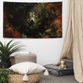 About my Brain Institute Wall Art Wolf Spirit Animal Flag Wall Art