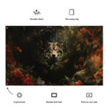 About my Brain Institute Wall Art Wolf Spirit Animal Flag Wall Art