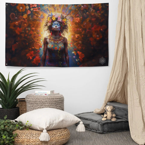 About my Brain Institute Wall Art Yhi Spirit Flag Wall Art