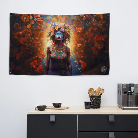 About my Brain Institute Wall Art Yhi Spirit Flag Wall Art