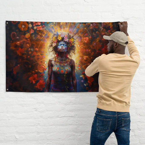 About my Brain Institute Wall Art Yhi Spirit Flag Wall Art