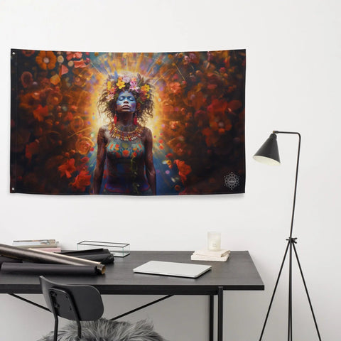 About my Brain Institute Wall Art Yhi Spirit Flag Wall Art
