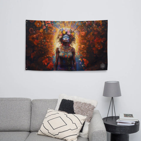 About my Brain Institute Wall Art Yhi Spirit Flag Wall Art
