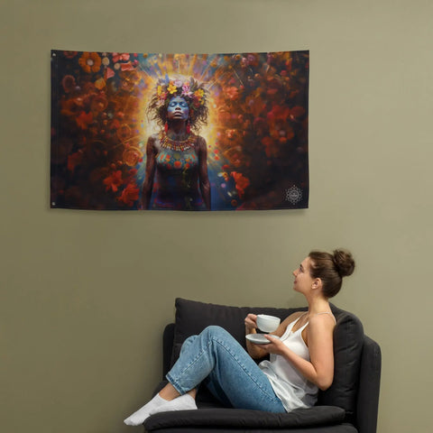 About my Brain Institute Wall Art Yhi Spirit Flag Wall Art