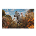 About my Brain Institute Wall Art Zebra Spirit Animal Flag Wall Art