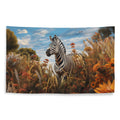 About my Brain Institute Wall Art Zebra Spirit Animal Flag Wall Art