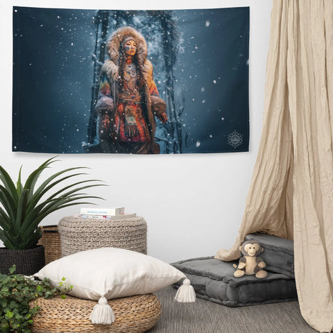 About my Brain Institute Wall Art Zonget Goddess Flag Wall Art