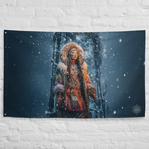 About my Brain Institute Wall Art Zonget Goddess Flag Wall Art