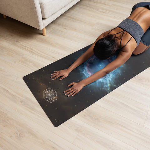 About my Brain Institute Yoga Mats Blue Snowball Nebula Dreams Yoga mat