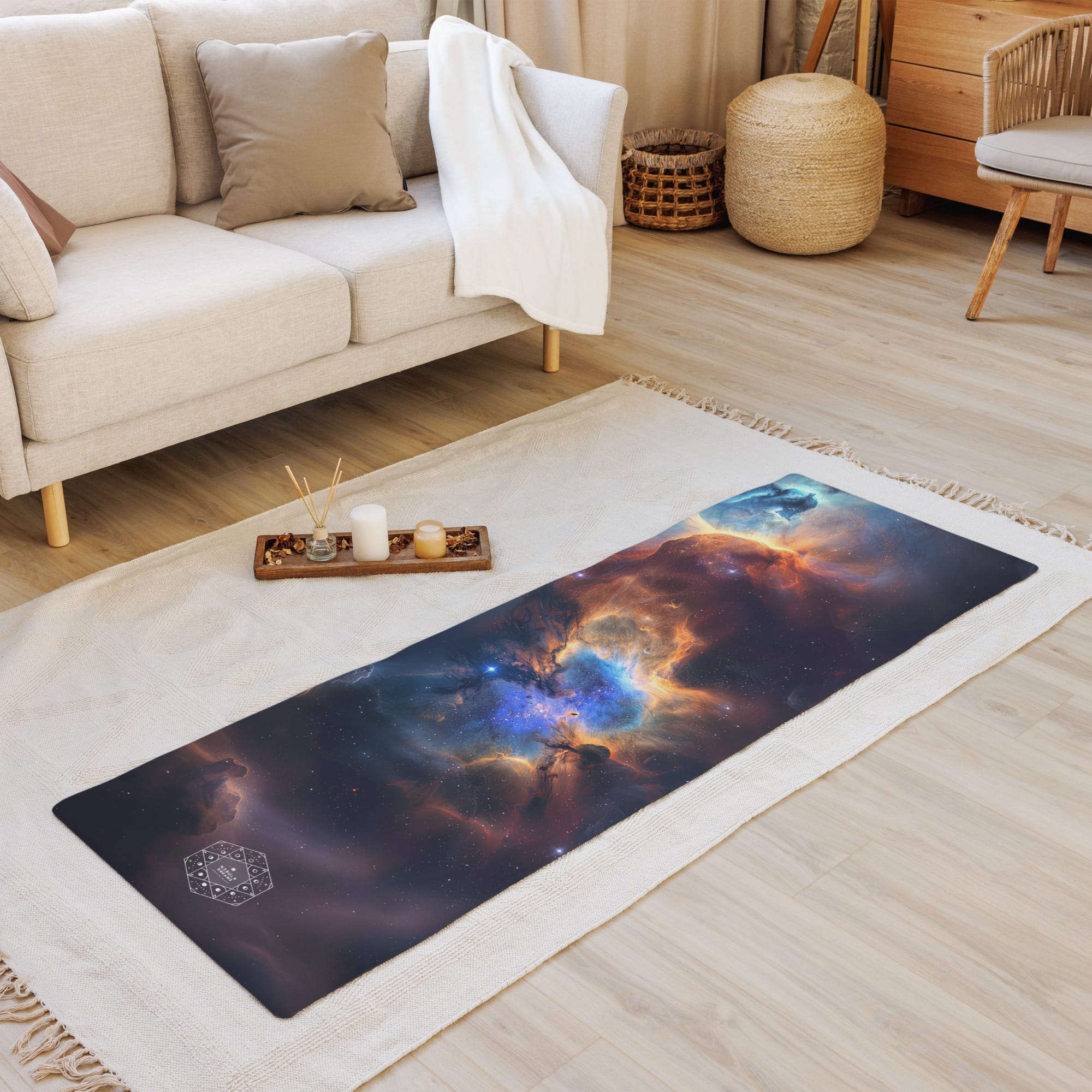 Pacman Nebula Dreams Yoga mat – About my Brain Institute