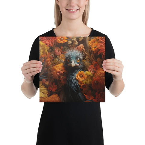 About my Brain Institute Wall Art 12″×12″ Emu Spirit Animal Canvas