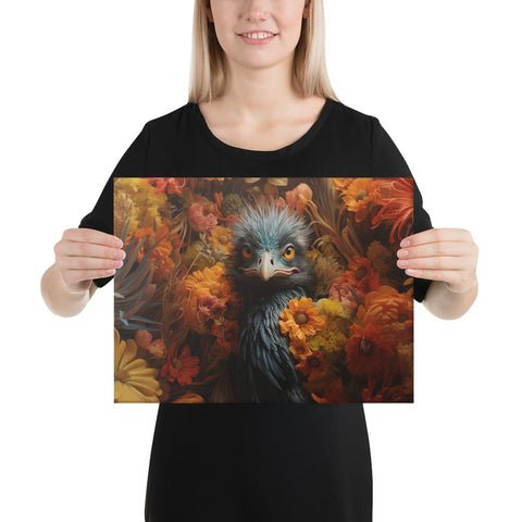 About my Brain Institute Wall Art 12″×16″ Emu Spirit Animal Canvas