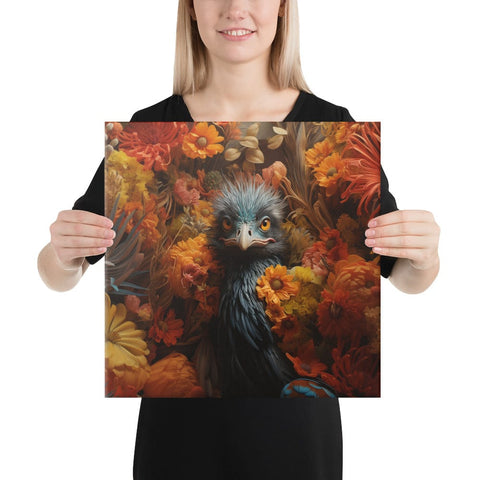 About my Brain Institute Wall Art 16″×16″ Emu Spirit Animal Canvas