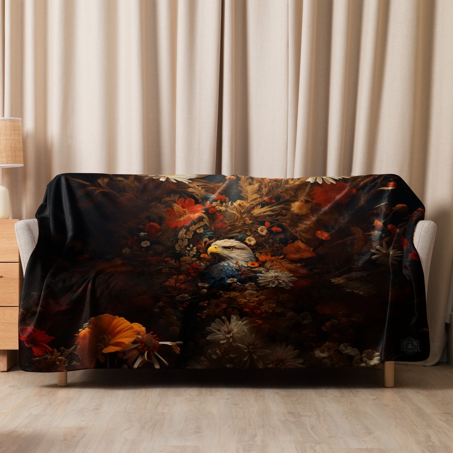 Eagle Spirit Animal Sherpa Blanket