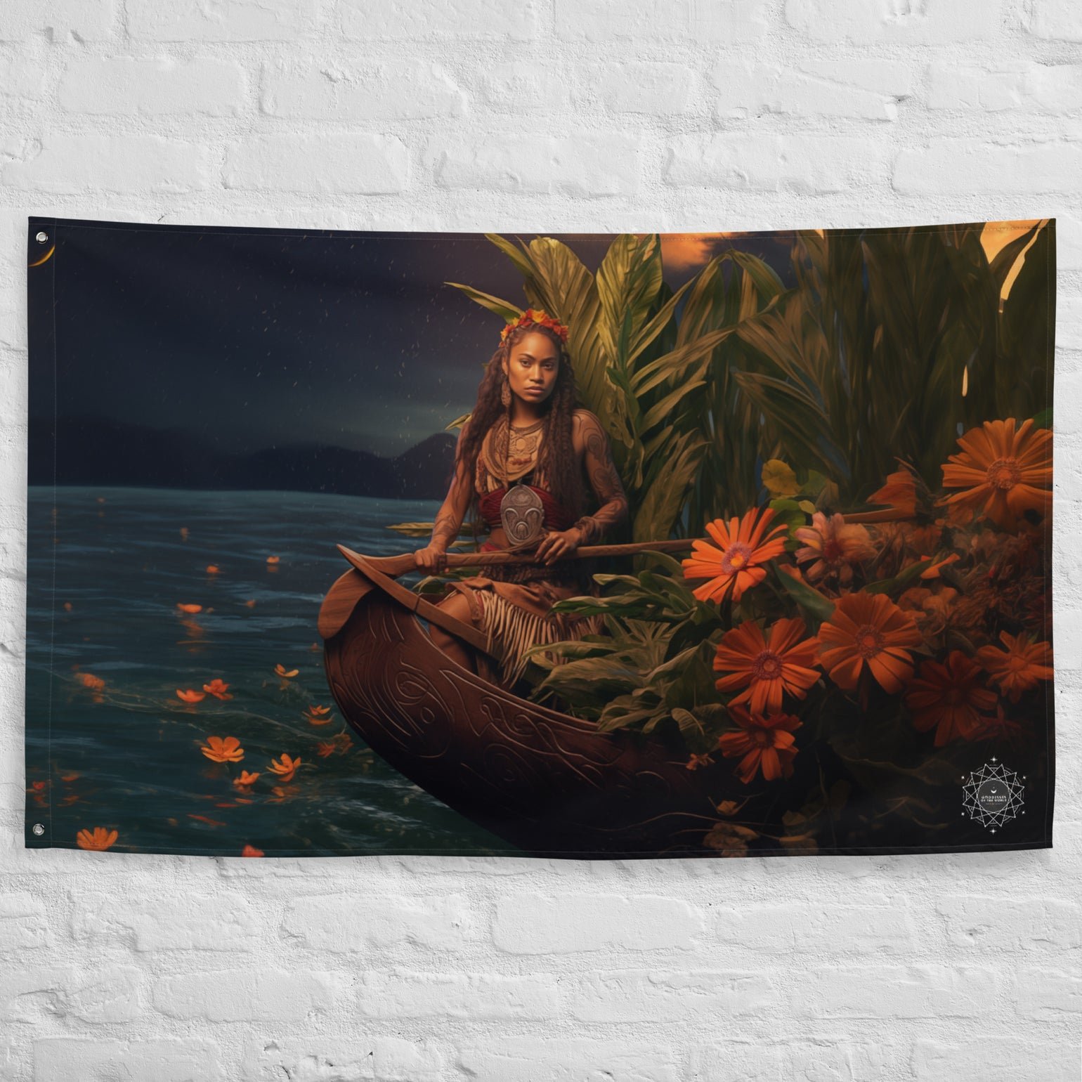 Wairaka Goddess Flag Wall Art