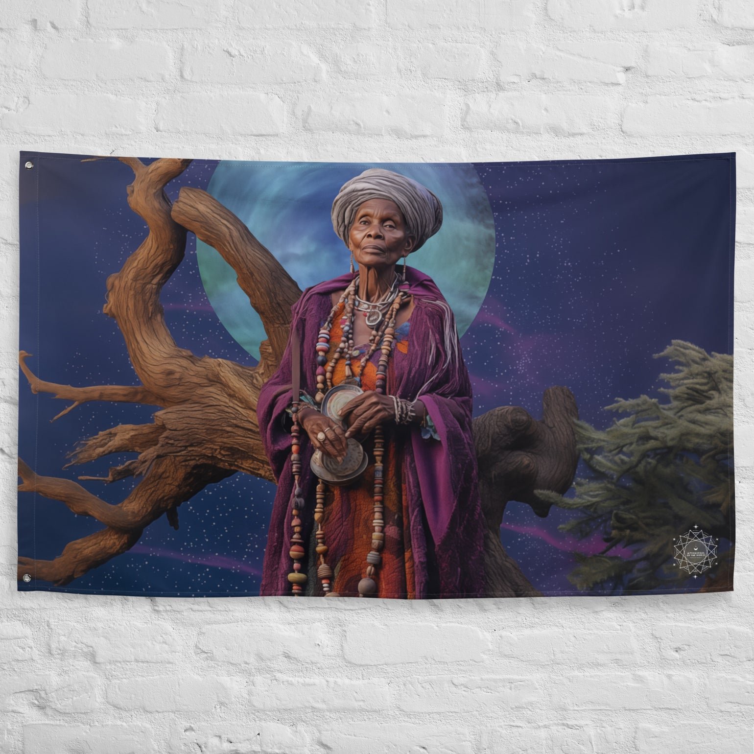 Nana Buluku Goddess Flag Wall Art