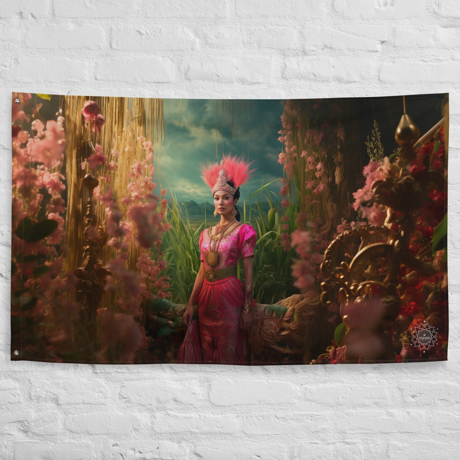 Mae Phosop Goddess Flag Wall Art