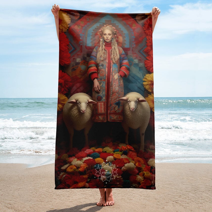 Mokosh Goddess Lightweight Beach Towel