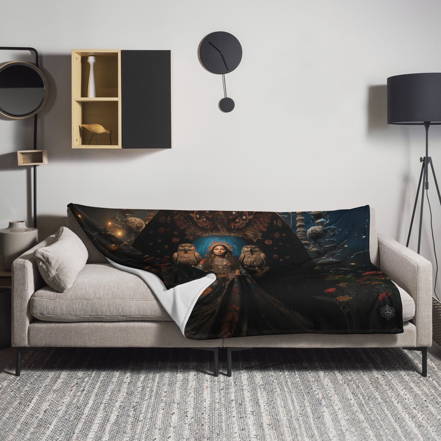 Jaci Goddess Throw Blanket