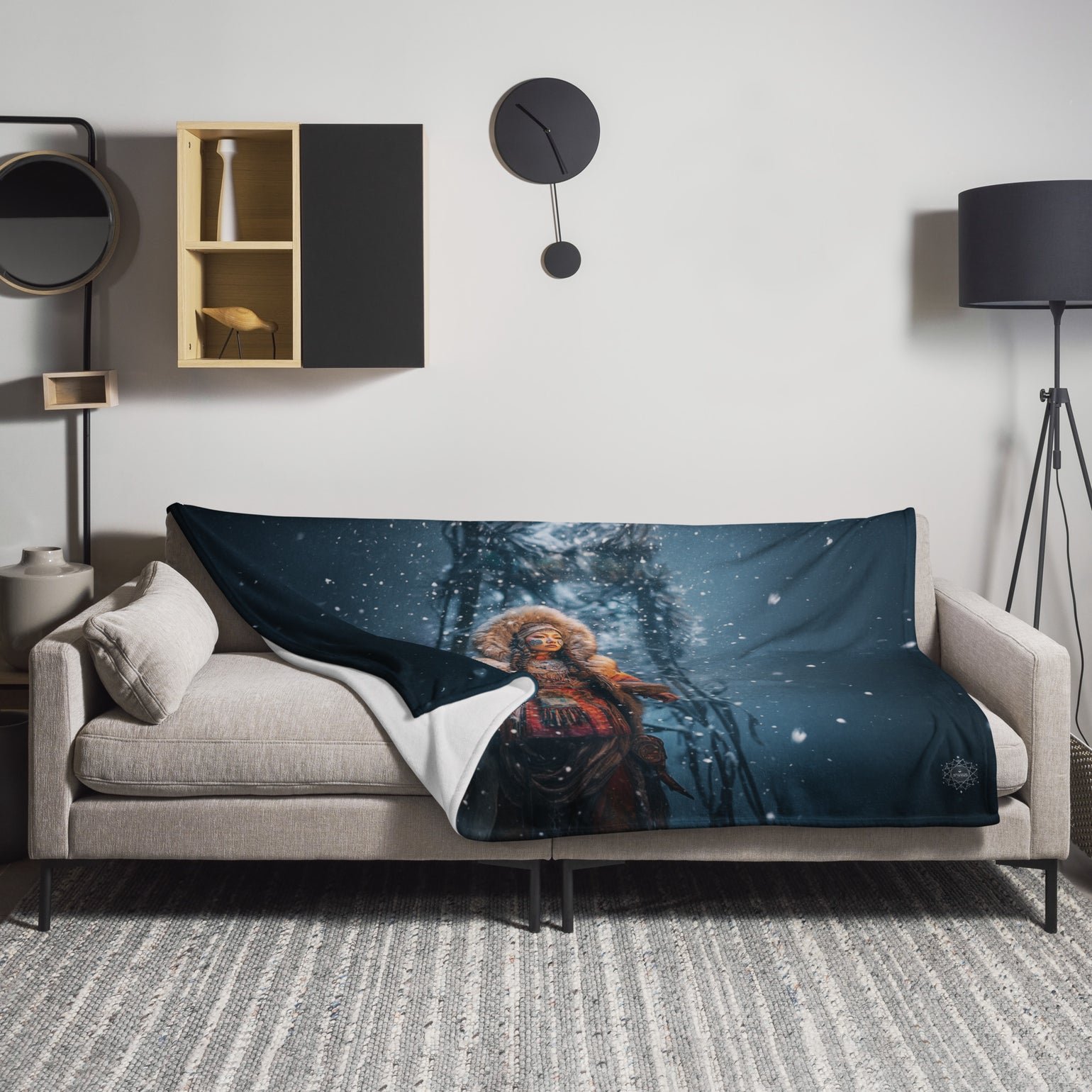 Zonget Goddess Throw Blanket