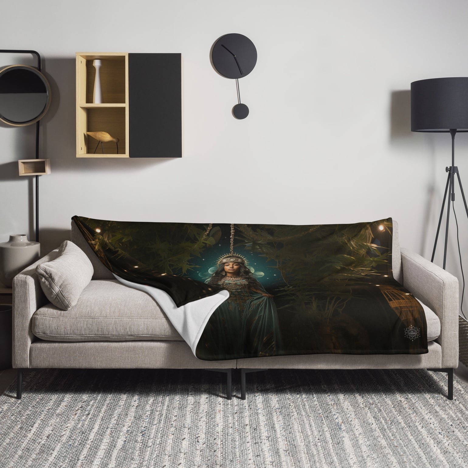 Mama-Quilla-Goddess-throw-blanket-60x80-lifestyle-65826800b6f15