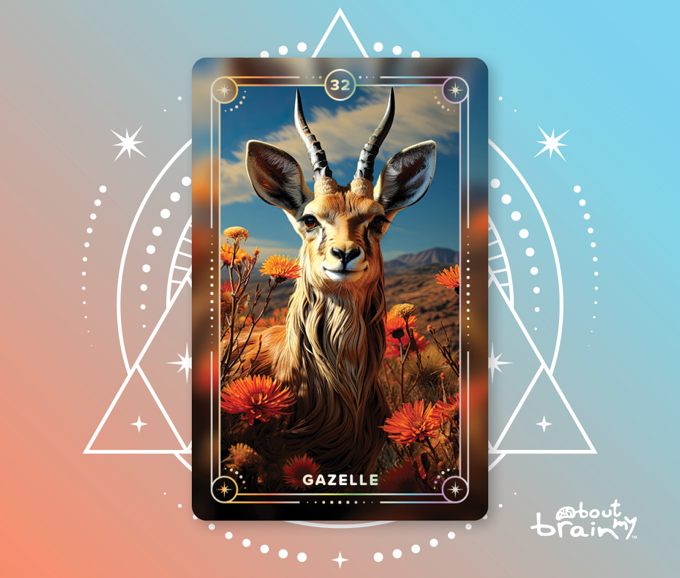 Banner Spirit Animals About My Brain Institute - Gazelle