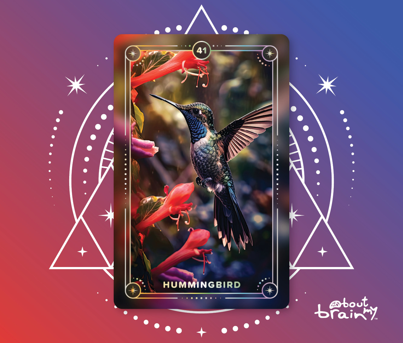 Banner Spirit Animals About My Brain Institute - Hummingbird