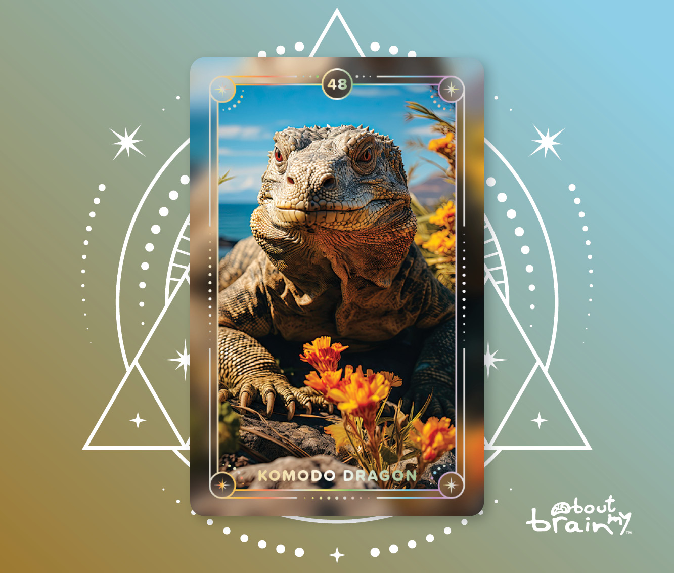 Banner Spirit Animals About My Brain Institute - Komodo-Dragon
