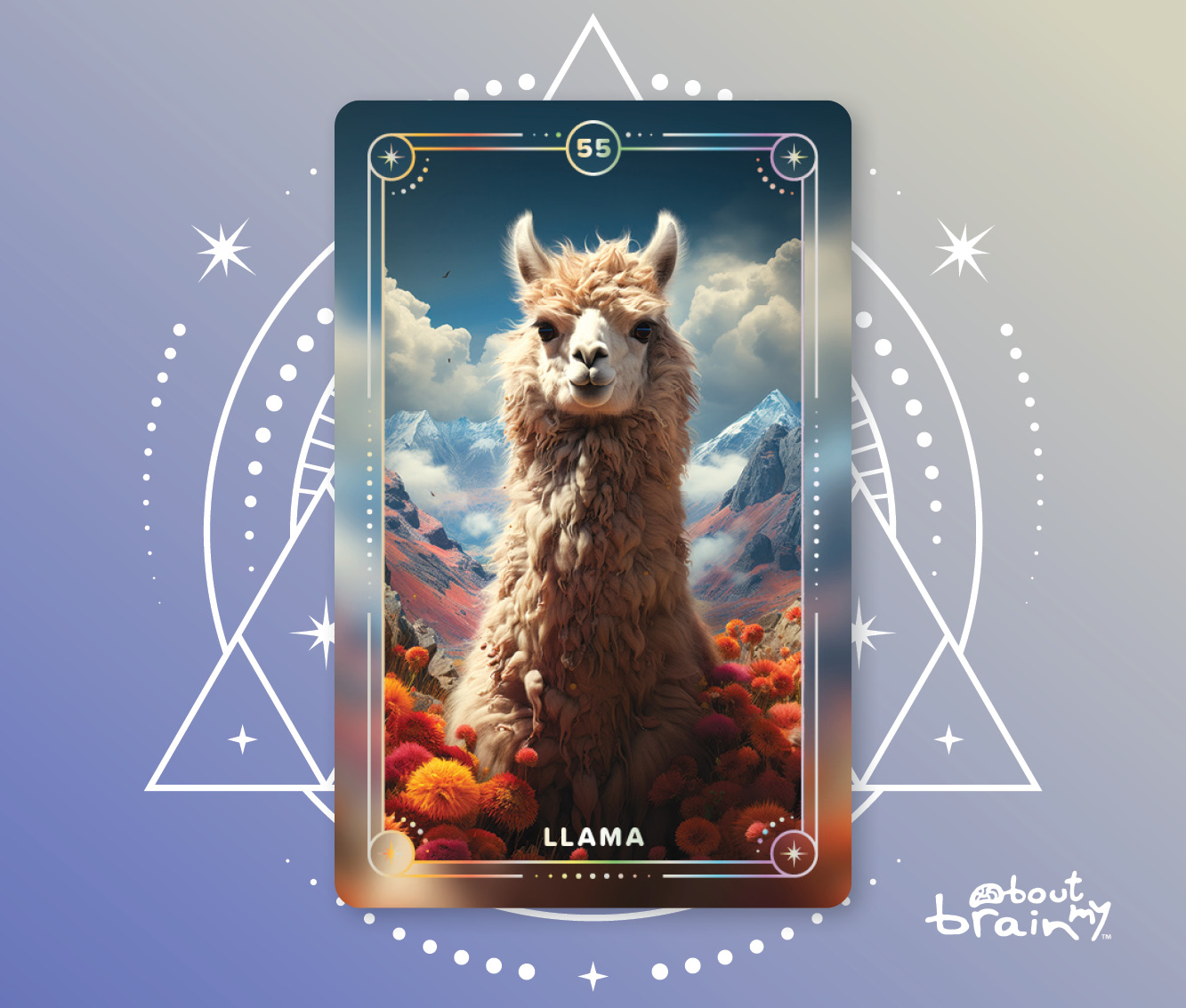 Banner Spirit Animals About My Brain Institute - Llama