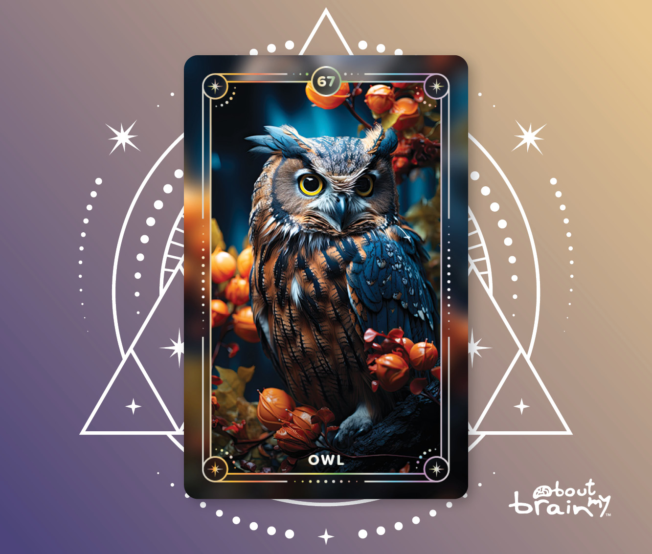 Banner Spirit Animals About My Brain Institute - Owl