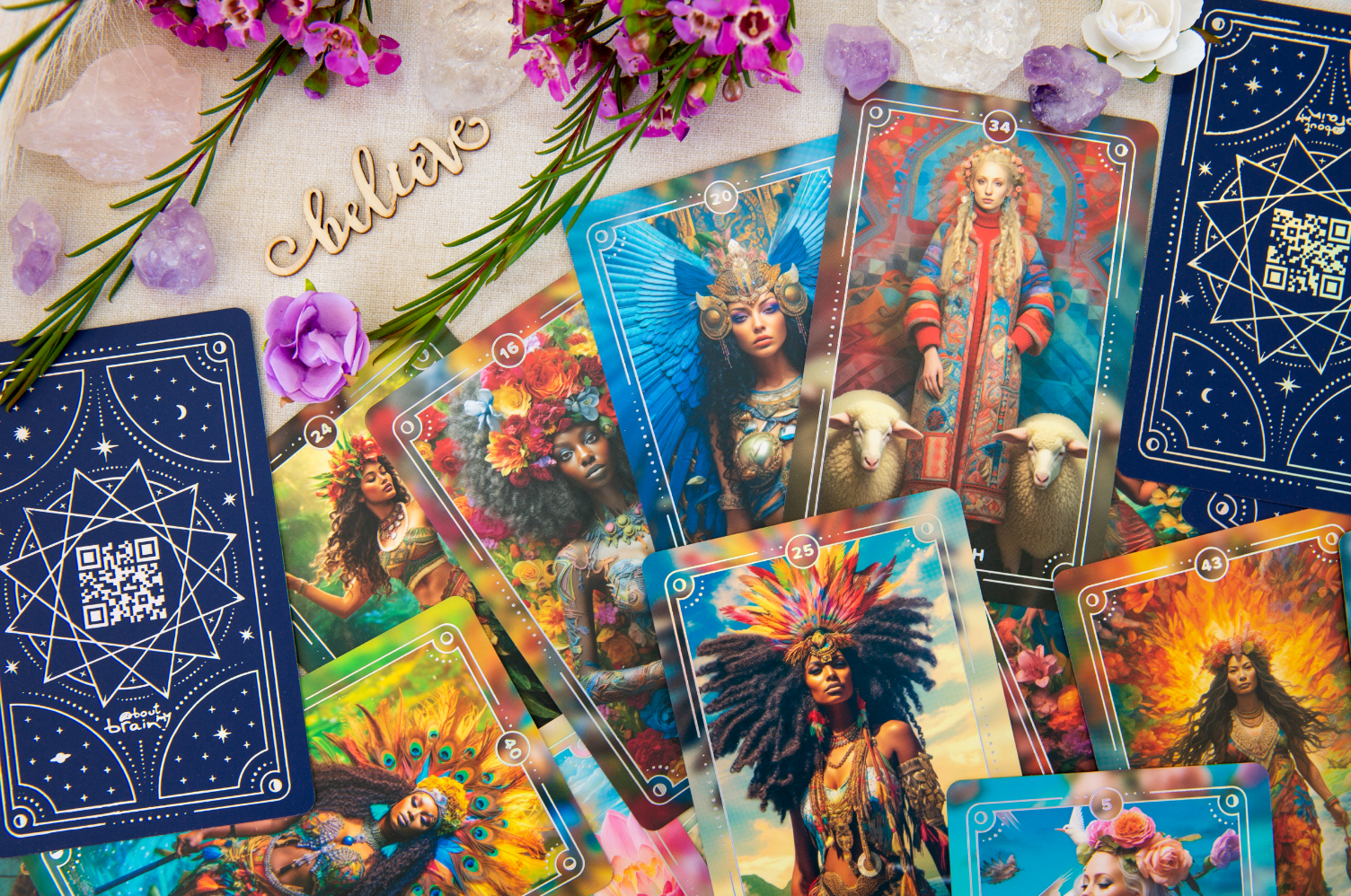 Goddesses of The World Oracle Cards - About my Brain Institute - Relmi Damiano