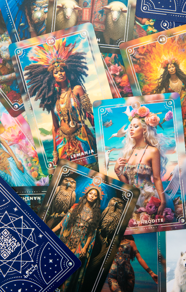 About my Brain Oracle Card Deck: Goddesses of the World