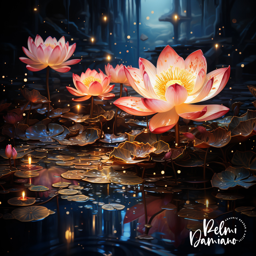 relmi damiano akashic records water lillies